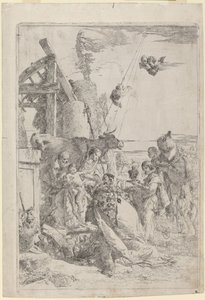 A adoração dos magos de Giovanni Battista Tiepolo