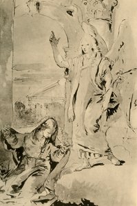 A Anunciação, meados do século XVIII, 1928 de Giovanni Battista Tiepolo