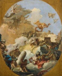 A apoteose da monarquia espanhola, c.1765 de Giovanni Battista Tiepolo