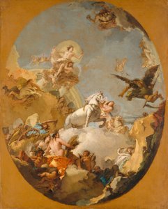 A Carruagem de Aurora, década de 1760. de Giovanni Battista Tiepolo