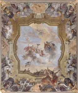 A Queda dos Demônios, Histórias de Cipião, 1731 de Giovanni Battista Tiepolo