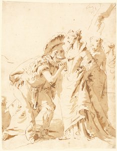 O Encontro de Antônio e Cleópatra de Giovanni Battista Tiepolo