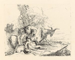 Vários caprichos, antes de 1750 de Giovanni Battista Tiepolo