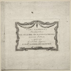Vários Caprichos de Giovanni Battista Tiepolo
