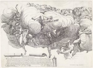 Ascensão de Maria (parte esquerda) de Giovanni Battista Vanni