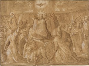 O triunfo de Cristo de Giovanni Battista della Rovere