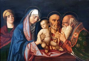 Alemão: Darbringung Christi im Tempel Apresentação de Cristo no templo de Giovanni Bellini