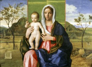Bênção da Madona e do Menino de Giovanni Bellini