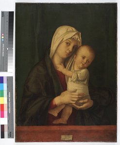 Madonna and Child, c.1489 (óleo sobre tela) de Giovanni Bellini