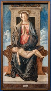 Madonna com bebé adormecido, de Giovanni bellini, c.1470. de Giovanni Bellini
