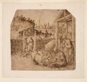 Natividade, 1480 cerca de de Giovanni Bellini