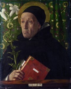 Retrato de Fra Teodoro de Urbino como São Domingos de Giovanni Bellini