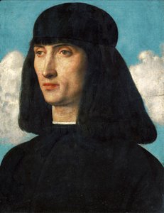 Retrato de um homem ... de Giovanni Bellini