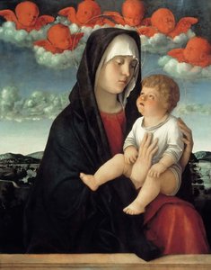 A Virgem e a criança , c. 1500. de Giovanni Bellini