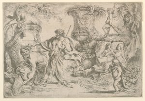 Alegoria da transitoriedade de Giovanni Benedetto Castiglione