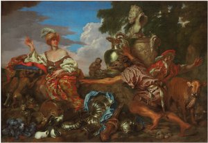 Circe Transformando os Companheiros de Ulisses em Javalis de Giovanni Benedetto Castiglione