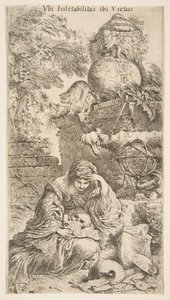 Melencholia, ca. 1645-1646. de Giovanni Benedetto Castiglione