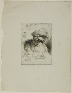Velho com turbante de Giovanni Benedetto Castiglione