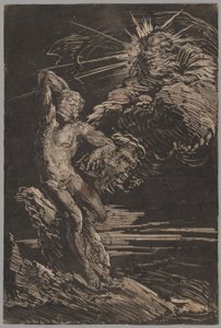 A criação de Adão de Giovanni Benedetto Castiglione