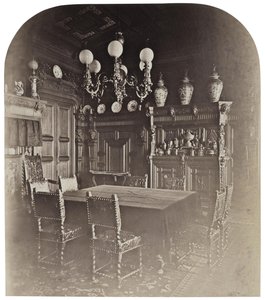 A casa de Ivan Paskevich no aterro inglês em Petersburgo. A sala de jantar, década de 1860