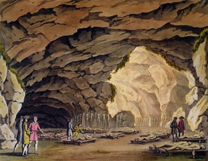 Caverna Sepulcral das Cavalanças, de Le Costume Ancien et Moderne, de Jules Ferrario, publicado em Milão, c.1820