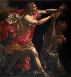 Atribuída a Giovanni Bilivert - Apolo esfolando Marsyas, 1630 c