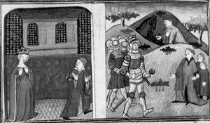 Decameron, A mulher do rei de França acusa o conde de Antuérpia; o conde reconcilia-se com o rei. Segundo dia, conto 8 de Giovanni Boccaccio