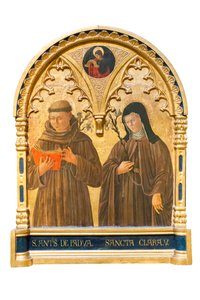 Santo Antônio de Pádua e Santa Claire de Assis