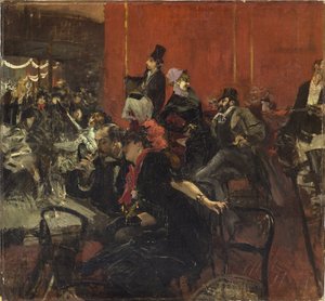 Cena da festa, c. 1889 de Giovanni Boldini