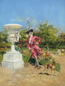 Il Marchesino em Versalhes, 1876 de Giovanni Boldini