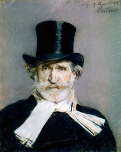 Retrato de Giuseppe Fortunino Francesco Verdi (pintura a óleo) de Giovanni Boldini