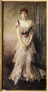 Retrato da Infanta Eulalia da Espanha (1864-1958), cerca de 1898 de Giovanni Boldini