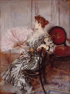 Retrato de Madame Torre, c.1900 (óleo sobre tela) de Giovanni Boldini