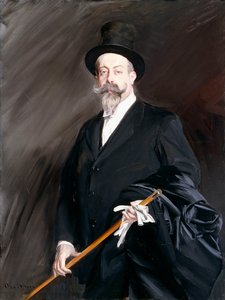 Retrato de Willy, o escritor, Henri Gauthier-Villars, de Giovanni Boldini