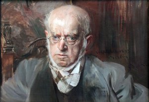"Retrato do Pintor Adolph von Menzel (1815-1905)". Peinture de Giovanni Boldini (1842-1931) 1895 Staatliche Museen, Berlim de Giovanni Boldini
