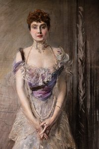 Princesa Eulália de Espanha, detalhe de Giovanni Boldini