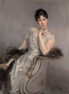 Senhora de branco Senhora de branco, 1902. de Giovanni Boldini