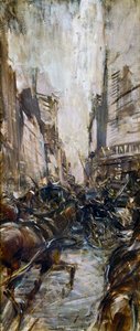 Rua em Paris de Giovanni Boldini