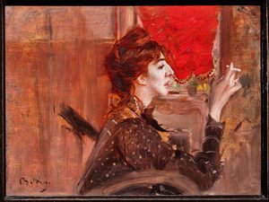 A Cortina Vermelha de Giovanni Boldini