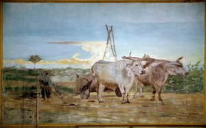O esterco animal recolhido (óleo sobre tela de Giovanni Boldini