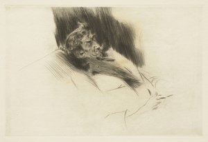 Assobiador adormecido, 1897 de Giovanni Boldini