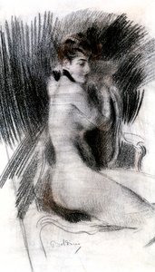 Mulher sentada, c1920 de Giovanni Boldini