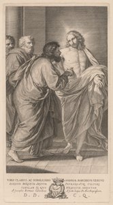 A incredulidade de São Tomás de Giovanni Bottani, after Giuseppe Bottani