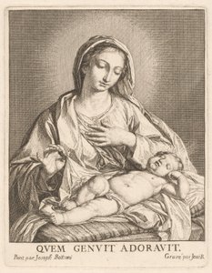 A Virgem e o Menino Adormecido de Giovanni Bottani, after Giuseppe Bottani