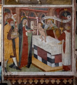 Apresentação de Jesus no Templo, 1492 de Giovanni Canavesio