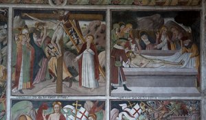 Cenas da Paixão de Cristo, c.1492 (fresco) de Giovanni Canavesio
