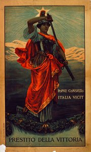 Cartaz Militar Italiano, Primeira Guerra Mundial: 