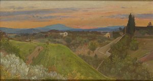 Vista do Monte Amiata, Toscana, c1880