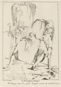 Le Perruquier fatigué (The Tired Wigmaker) de Giovanni David