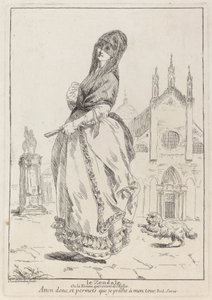 Le Zendale (Mulher de Capuz, ou a Mulher Voltando da Igreja)